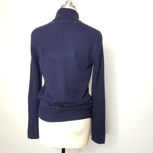 DVF 'Gracey' Wool & Cashmere Turtleneck NWOT Sz M - Picture 3 of 13
